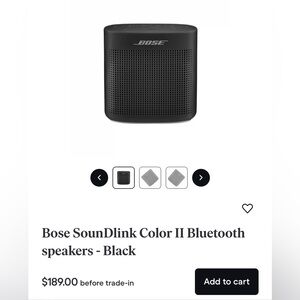 Bose Bluetooth Speaker